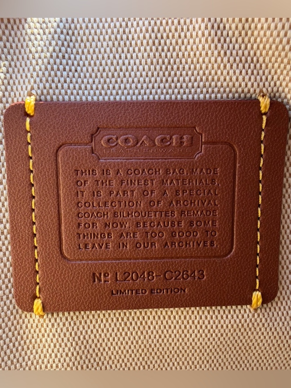 Coach Swinger 20 Limited Edition Taupe Glovetanned Leather EUC - Picture 7 of 16
